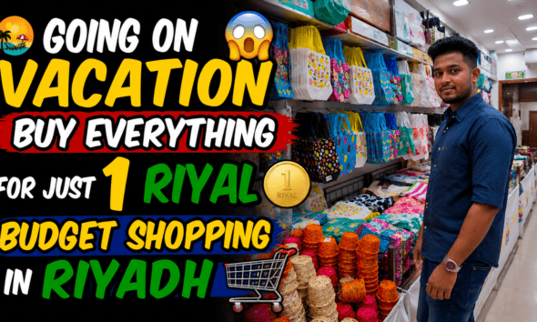 Best 1 Riyal Shop in Riyadh with budget-friendly travel essentials, toys, stationery, and household products.