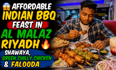 Affordable Indian BBQ feast in Al Malaz Riyadh featuring Shawaya, Green Chilli Chicken, Dynamite Chicken Fry, and Royal Falooda.