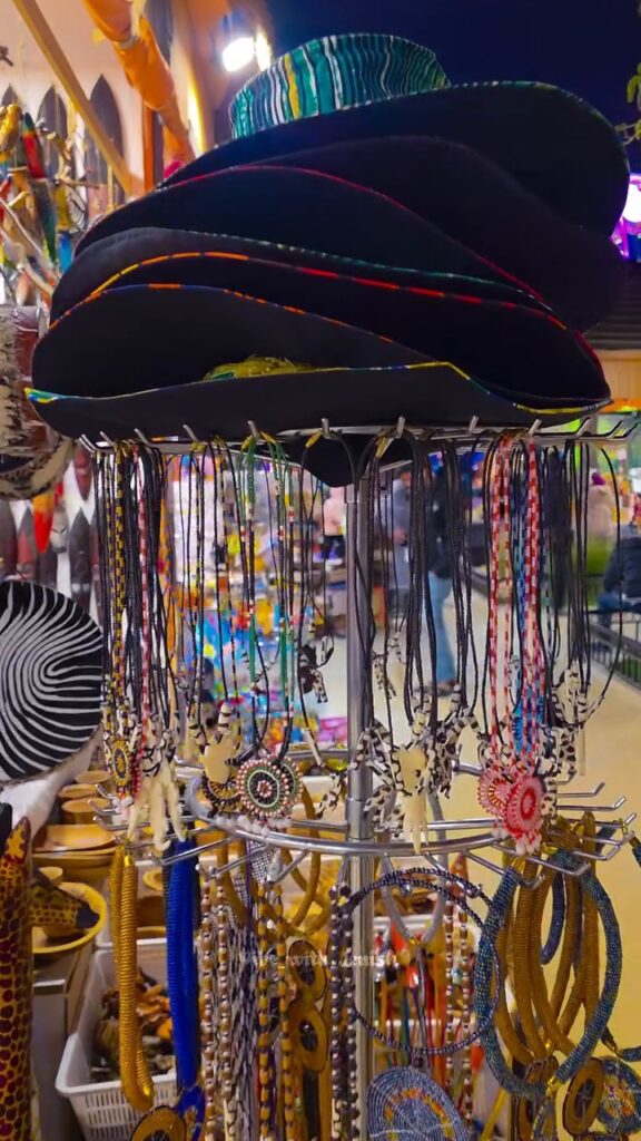 Traditional African artwork displayed in Riyadh