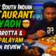 Authentic Bun Parotta and Pallipalayam Chicken served at one of the best South Indian restaurants in Riyadh