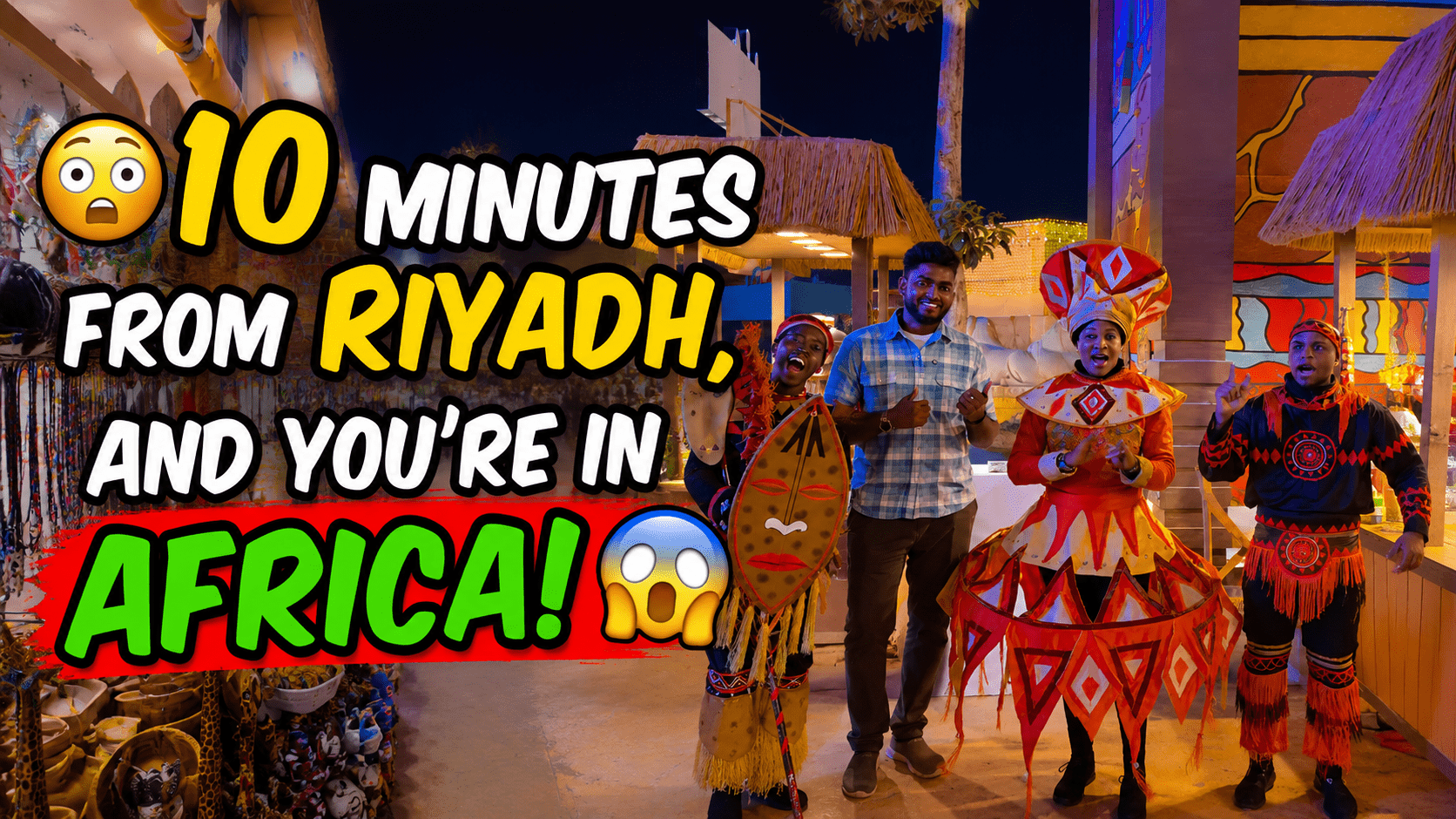 Hidden Africa Village near Riyadh with African-themed architecture
