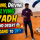 Adventure at the Riyadh Red Sand Desert featuring ATV riding, dune bashing, and paramotor flying